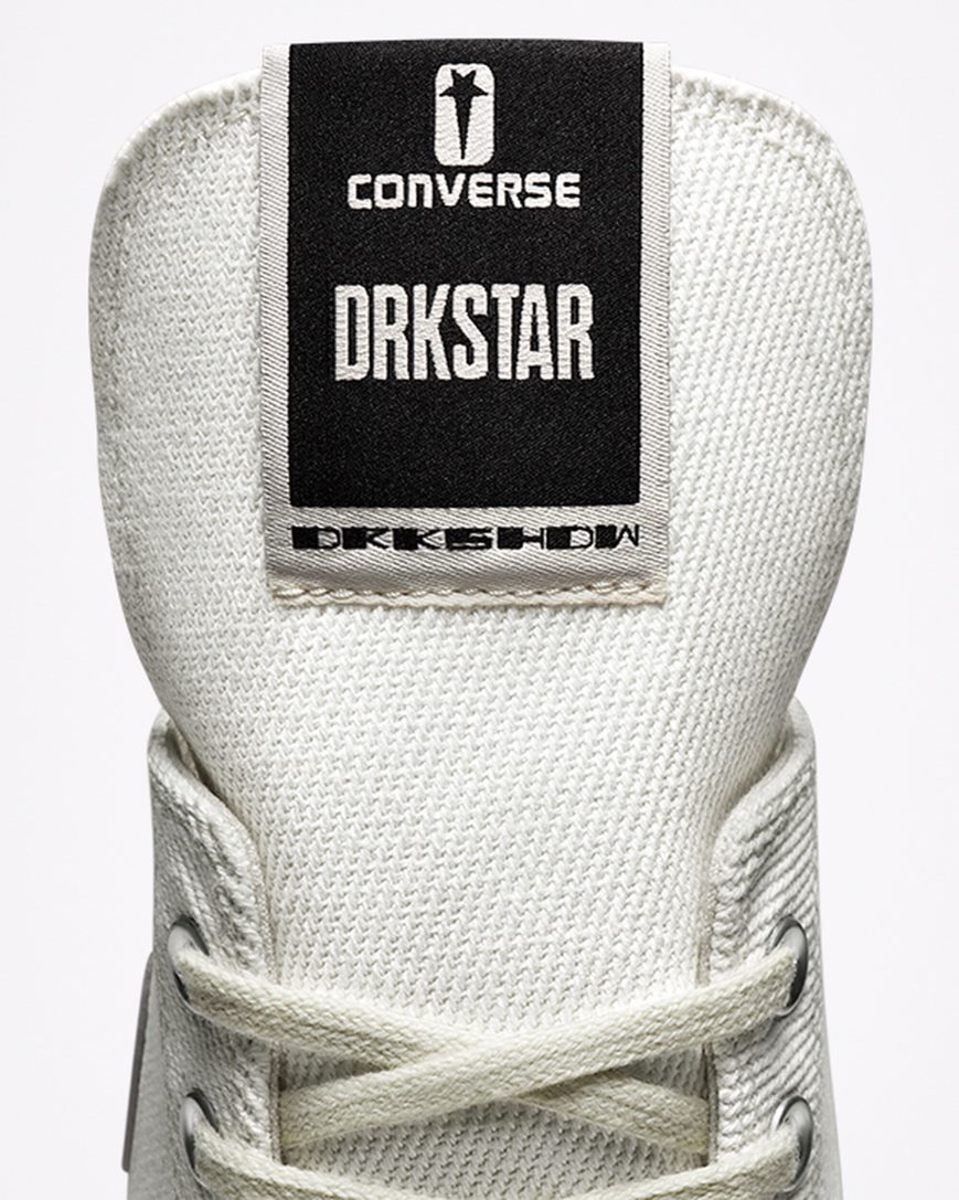 Men's Converse x DRKSHDW DRKSTAR Chuck 70 High Top Shoes White / Black | AU 43109P